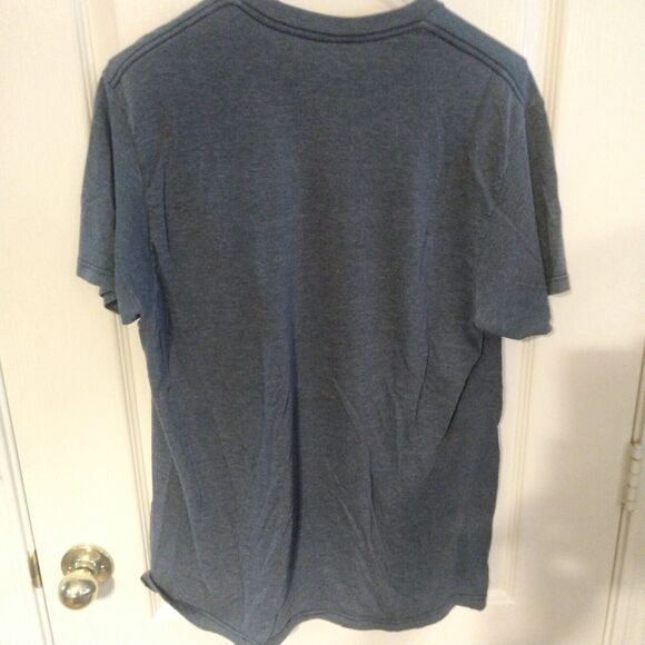 Star Wars T-Shirt Millennium Falcon Starship Men's Large Graphic Tee Blue - Picture 4 of 6